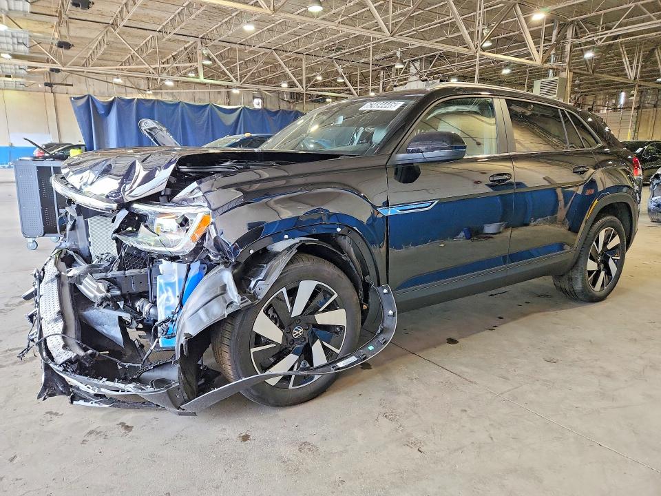 2026 Volkswagen Atlas cross sport VIN 1V2WC2CA3TC231705 COPART salvage auction — FRONT END, MI - CERTIFICATE OF TITLE (P), sold $9,200 on 2026-07-27 (photo 1)