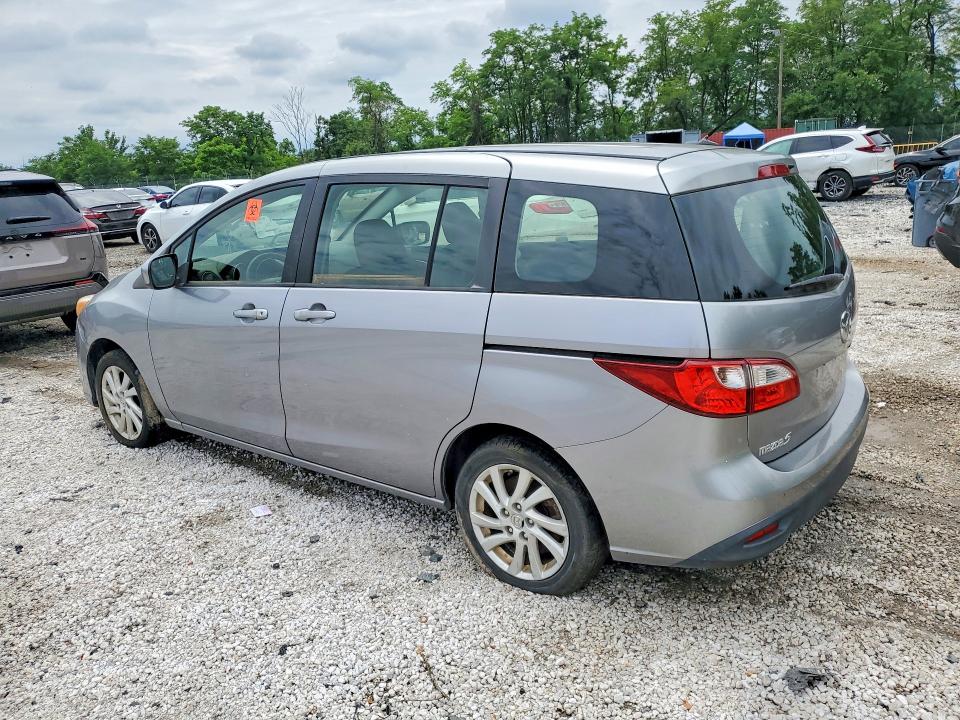 2012 Mazda 5 VIN JM1CW2BL3C0122838 COPART salvage auction — WATER/FLOOD, Md - Certificate Of Title, sold $400 on 2026-07-21 (photo 2)
