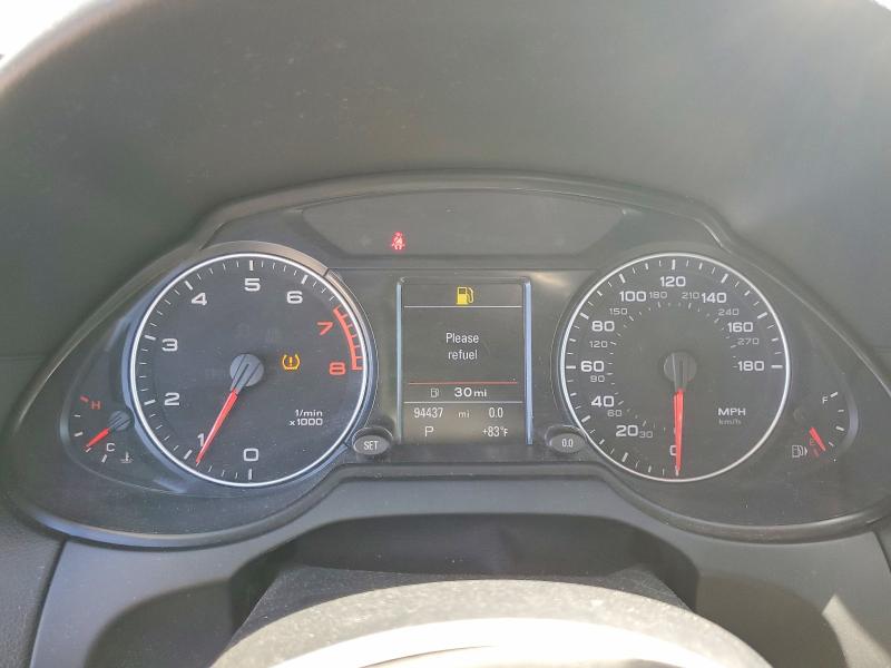 2010 Audi Q5 VIN WA1LKAFP0AA079208 COPART salvage auction — FRONT END, CA - SALVAGE CERTIFICATE, sold $1,500 on 2026-07-14 (photo 9)