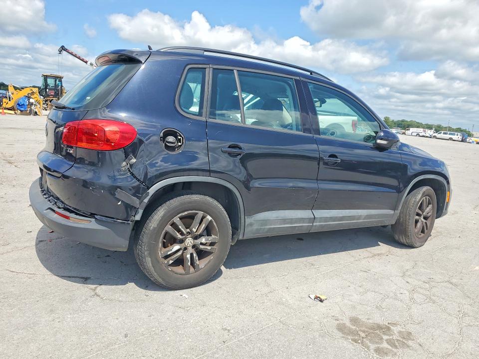 2016 Volkswagen Tiguan VIN WVGBV7AX7GW548420 COPART salvage auction — FRONT END, TN - CERTIFICATE OF TITLE, sold $250 on 2026-07-29 (photo 3)