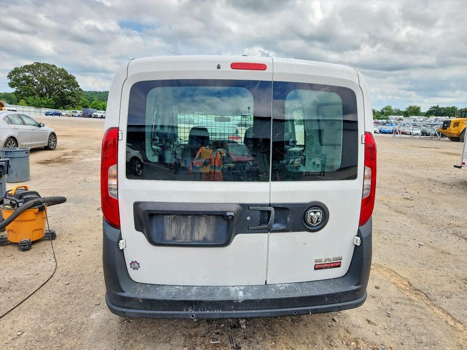 2017 Ram Promaster city VIN ZFBERFAB5H6F53224 COPART salvage auction — MECHANICAL, WI - CERTIFICATE OF TITLE, sold $3,750 on 2026-07-20 (photo 6)