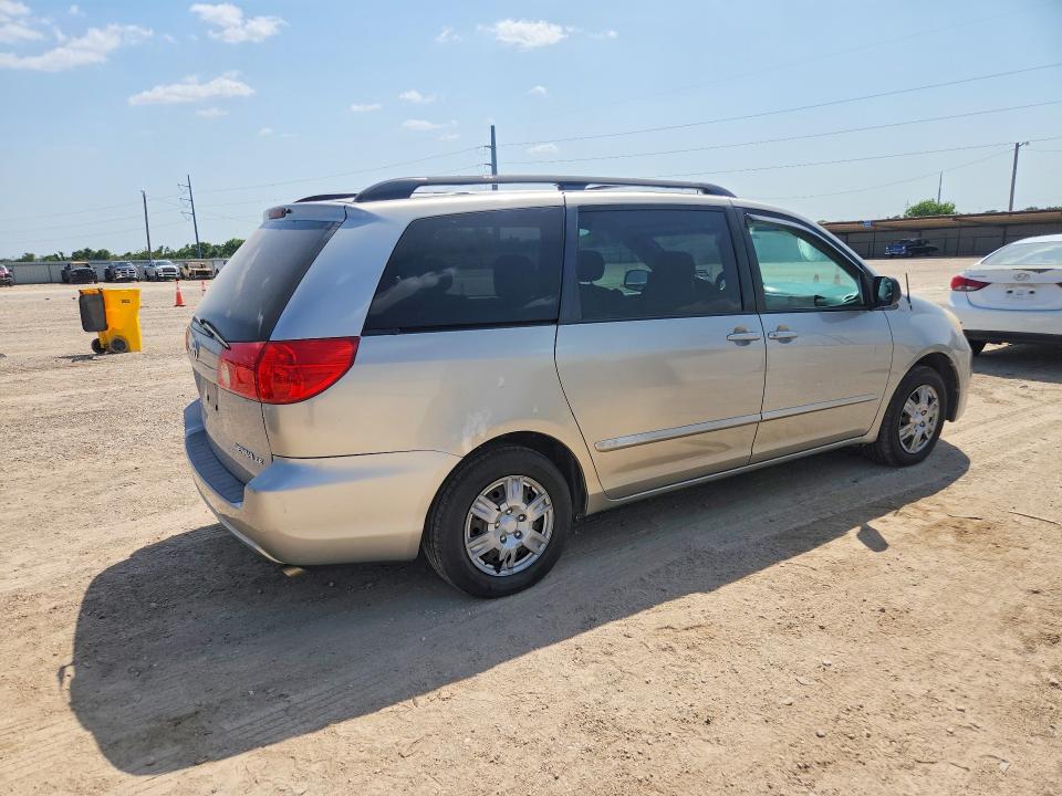 2008 Toyota Sienna VIN 5TDZK23C48S207454 COPART salvage auction — WATER/FLOOD, TX - SALVAGE TITLE-FLOOD DAMAGE (P), sold $500 on 2026-07-29 (photo 3)