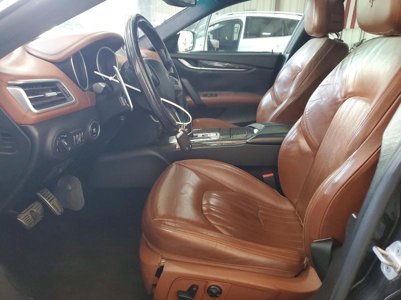 2014 Maserati Ghibli VIN ZAM57RTA9E1090028 COPART salvage auction — FRONT END, Pa - Cert Of Title, sold $2,100 on 2026-08-05 (photo 7)