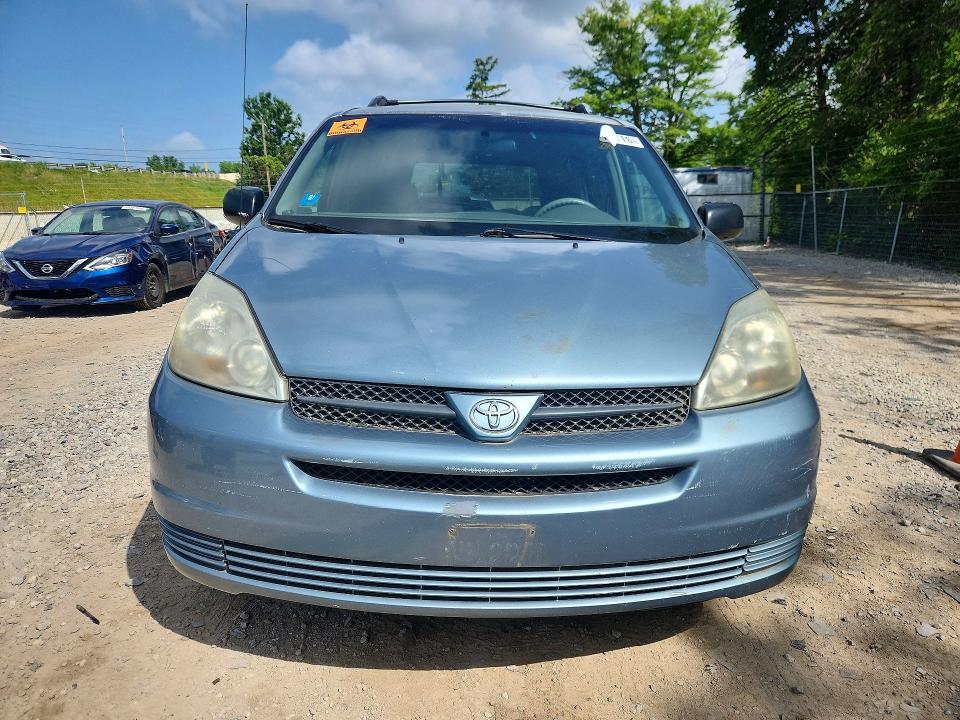 2004 Toyota Sienna VIN 5TDZA23C44S219018 COPART salvage auction — MECHANICAL, Oh - Certificate Of Title, sold $675 on 2026-07-29 (photo 5)