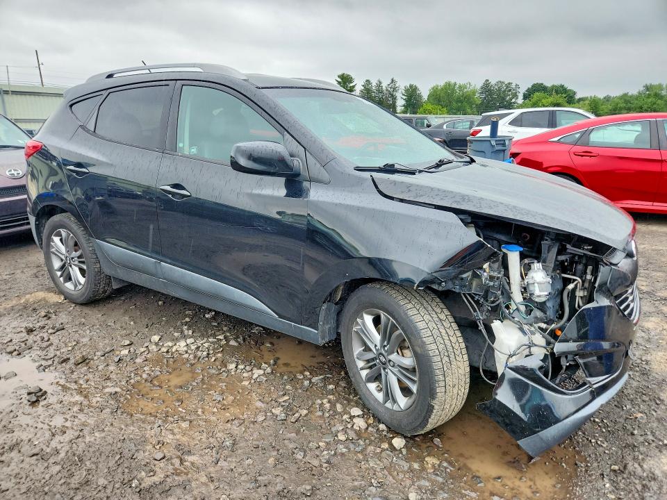 2015 Hyundai Tucson VIN KM8JU3AG1FU115953 COPART salvage auction — FRONT END, Pa - Certificate Of Salvage, sold $1,400 on 2026-07-17 (photo 4)