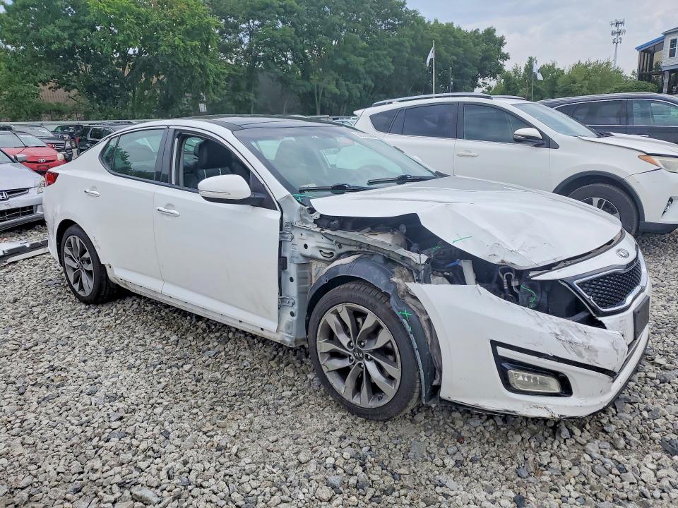 2015 Kia Optima VIN 5XXGR4A68FG432177 COPART salvage auction — FRONT END, Ma - Cert Of Title-Reconstrctd Coll, sold $575 on 2026-07-16 (photo 4)
