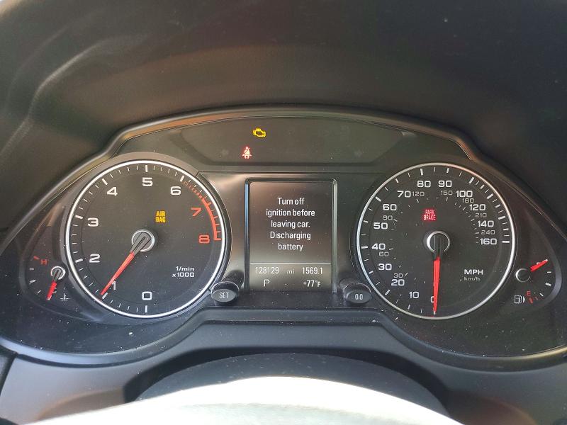 2013 Audi Q5 VIN WA1LFBFP1DA067874 COPART salvage auction — FRONT END, PA - CERTIFICATE OF SALVAGE, sold $150 on 2026-07-30 (photo 9)