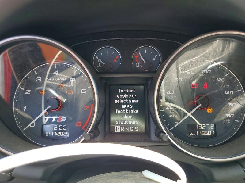 2009 Audi Tts VIN TRUUF38J591030705 COPART salvage auction — MECHANICAL, CA - CERTIFICATE OF TITLE, sold $4,250 on 2026-07-28 (photo 9)