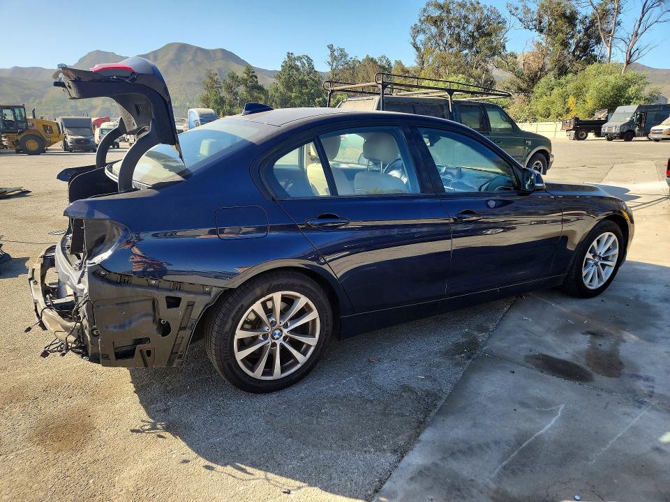2017 BMW VIN WBA8E1G3XHNU18751 COPART salvage auction — REAR END, Ca - Salvage Certificate, sold $3,900 on 2026-08-14 (photo 3)