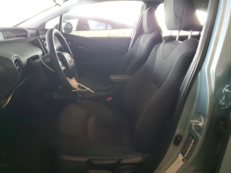2017 Toyota Prius VIN JTDKBRFUXH3567618 COPART salvage auction — FRONT END, Ca - Dis/Dlr/Exp App For Dup Clean, sold $7,400 on 2026-07-27 (photo 7)