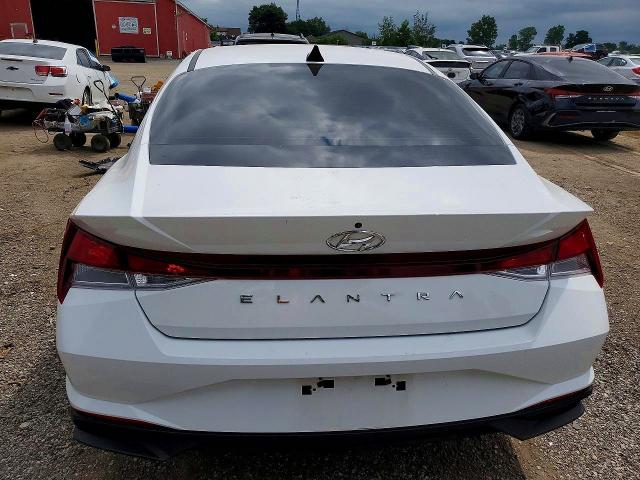 2022 Hyundai Elantra VIN KMHLM4AG9NU363638 COPART salvage auction — SIDE, ON - PERMIT NO BRAND - UNFIT, sold $1,150 on 2026-07-21 (photo 6)