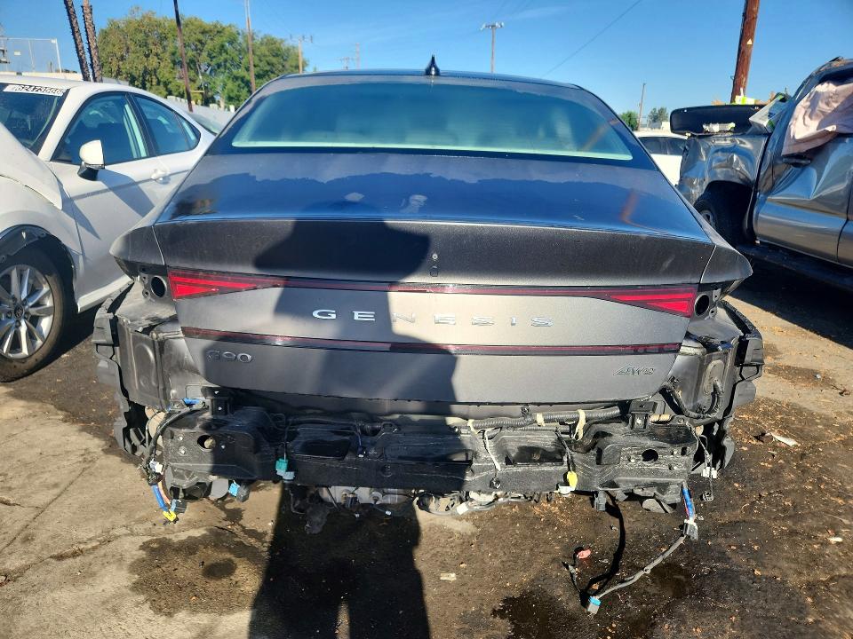 2023 Genesis G90 VIN KMTFC4SDXPU013061 COPART salvage auction — STRIPPED, Ca - Certificate Of Title, sold $16,000 on 2026-08-25 (photo 6)