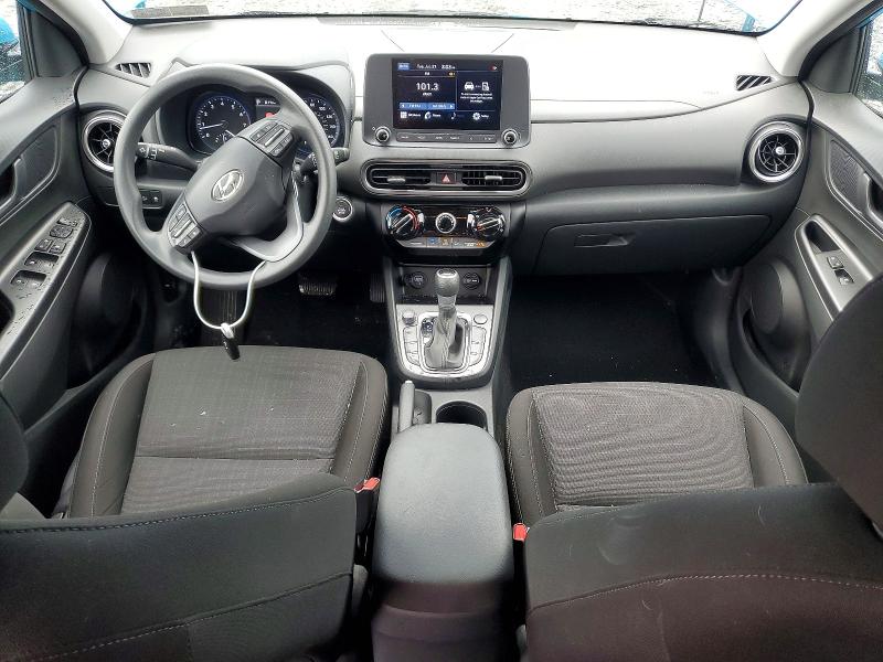 2022 Hyundai Kona VIN KM8K6CAB9NU888901 COPART salvage auction — ROOF, Salvage Title, sold $400 on 2026-07-29 (photo 8)