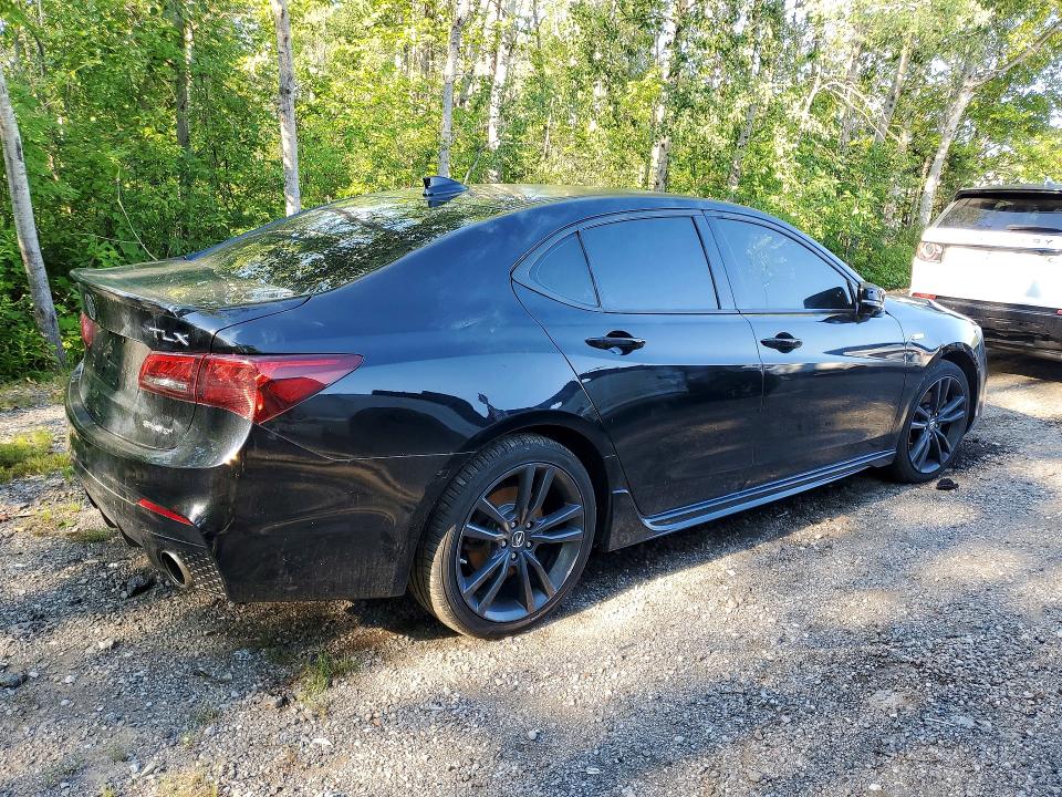 2020 Acura Tlx VIN 19UUB3F6XLA801432 COPART salvage auction — VANDALISM, On - Permit No Brand - Unfit, sold $15,300 on 2026-07-28 (photo 3)