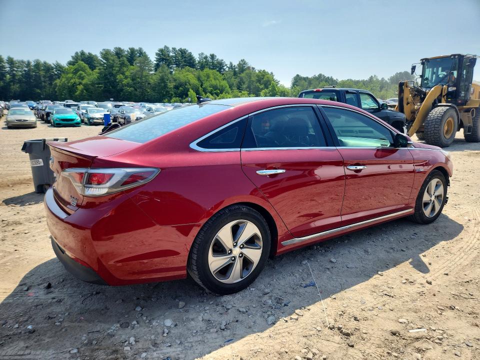 2016 Hyundai Sonata VIN KMHE34L13GA017867 COPART salvage auction — FRONT END, Ma - Cert Of Title-Reconstrctd Coll, sold $1,600 on 2026-08-02 (photo 3)