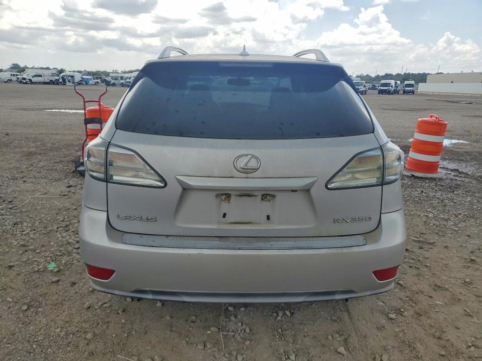2010 Lexus Rx 350 VIN 2T2BK1BA4AC012069 COPART salvage auction — MECHANICAL, TX - CERTIFICATE OF TITLE, sold $750 on 2026-07-09 (photo 6)