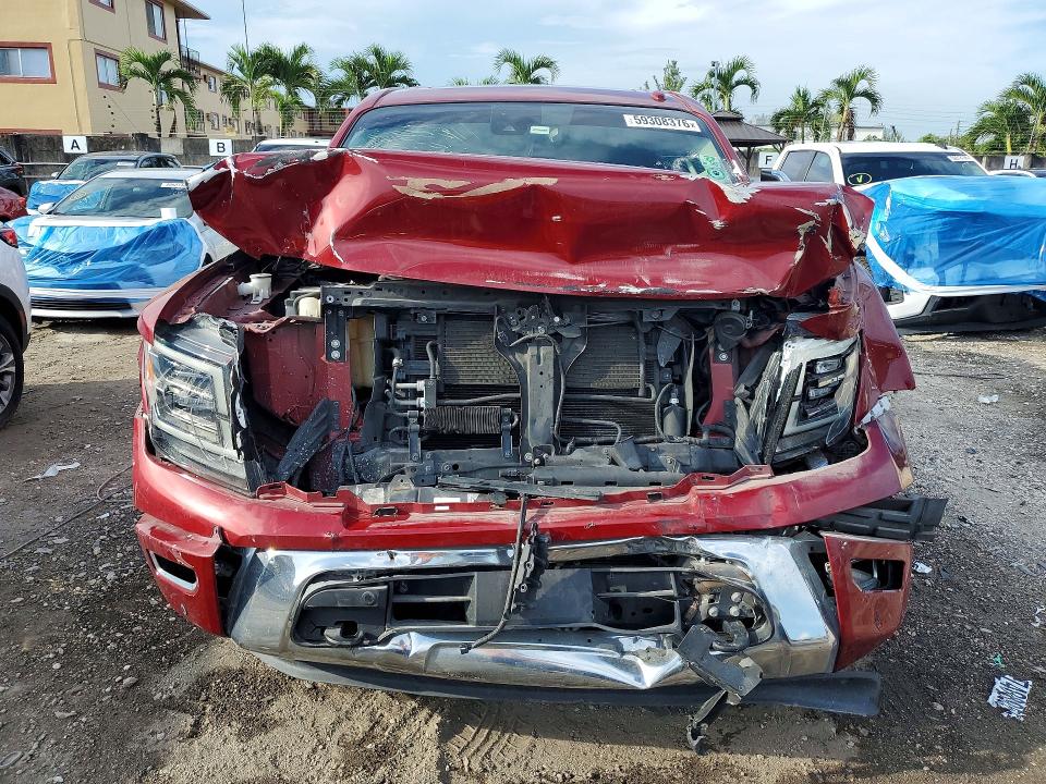 2021 Nissan TITAN VIN 1N6AA1ED6MN501256 COPART salvage auction — FRONT END, Fl - Cert Of Title Slvg Rebuildable, sold $7,900 on 2026-07-27 (photo 5)