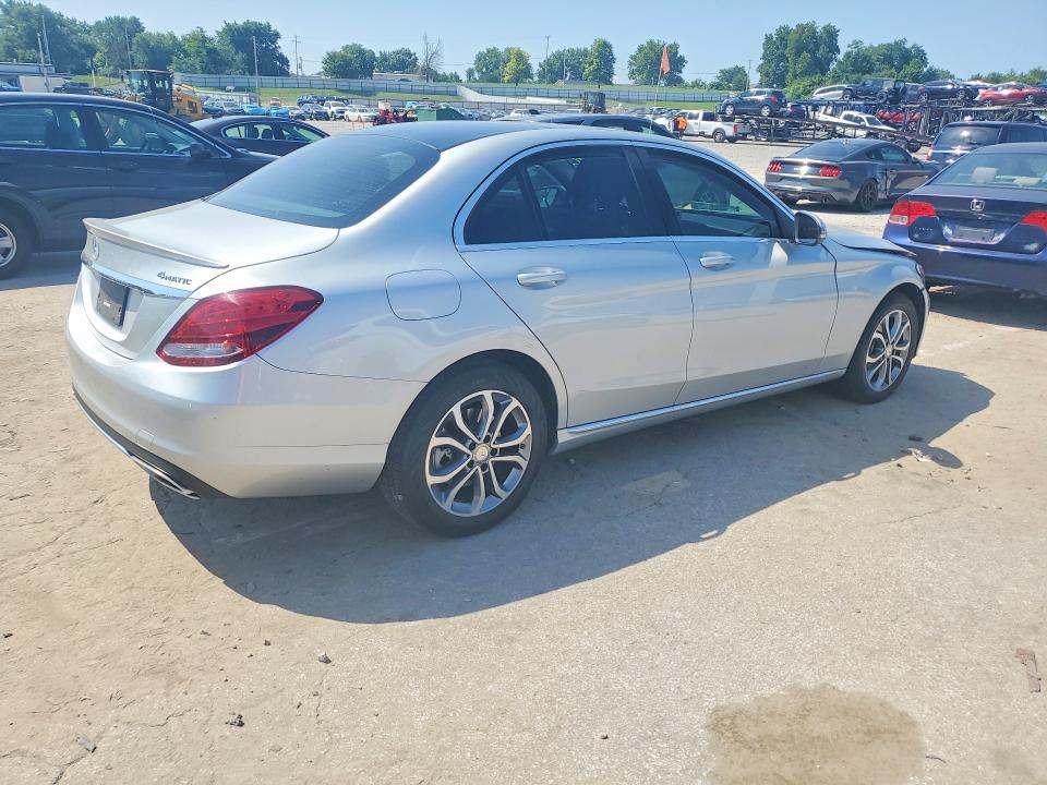2016 Mercedes-benz C-klasse VIN WDDWF4KB5GR162376 COPART salvage auction — FRONT END, Mo - Salvage Certificate Of Title, sold $5,000 on 2026-07-28 (photo 3)