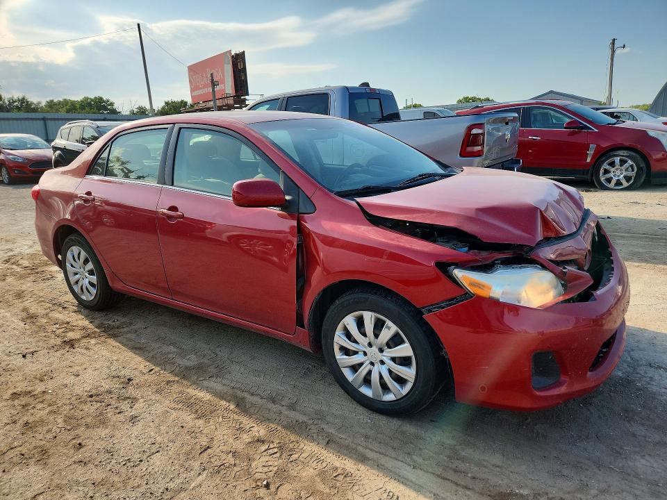 2013 Toyota Corolla VIN JTDBU4EE3DJ119556 COPART salvage auction — FRONT END, KS - CERT OF TITLE-SALVAGE, sold $175 on 2026-07-27 (photo 4)