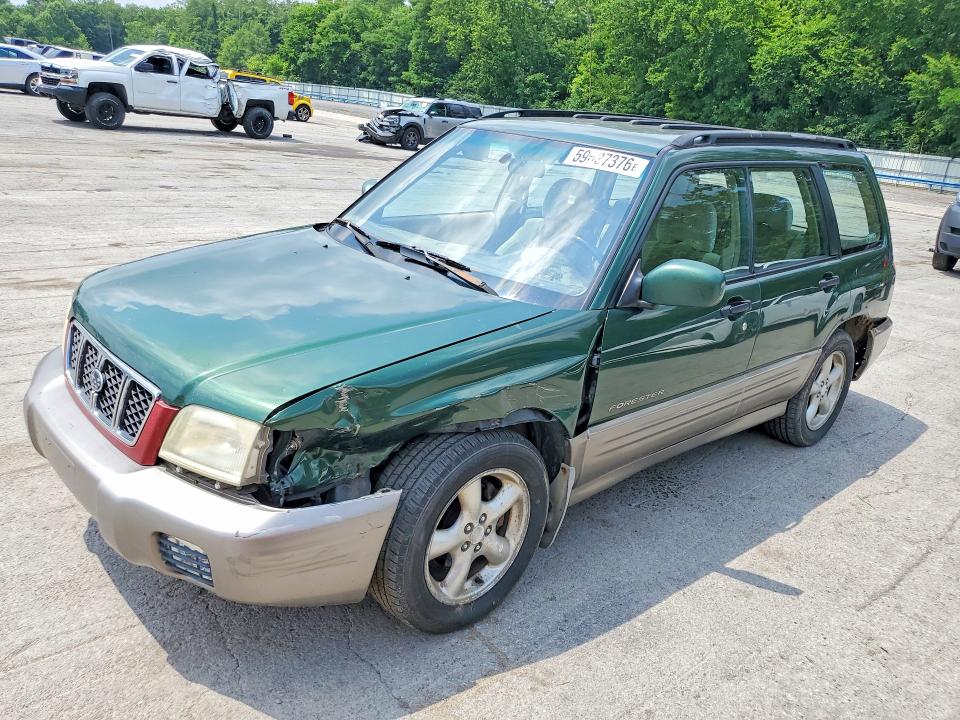 2002 Subaru Forester VIN JF1SF65522H738035 COPART salvage auction — FRONT END, PA - CERTIFICATE OF SALVAGE, sold $400 on 2026-07-16 (photo 1)