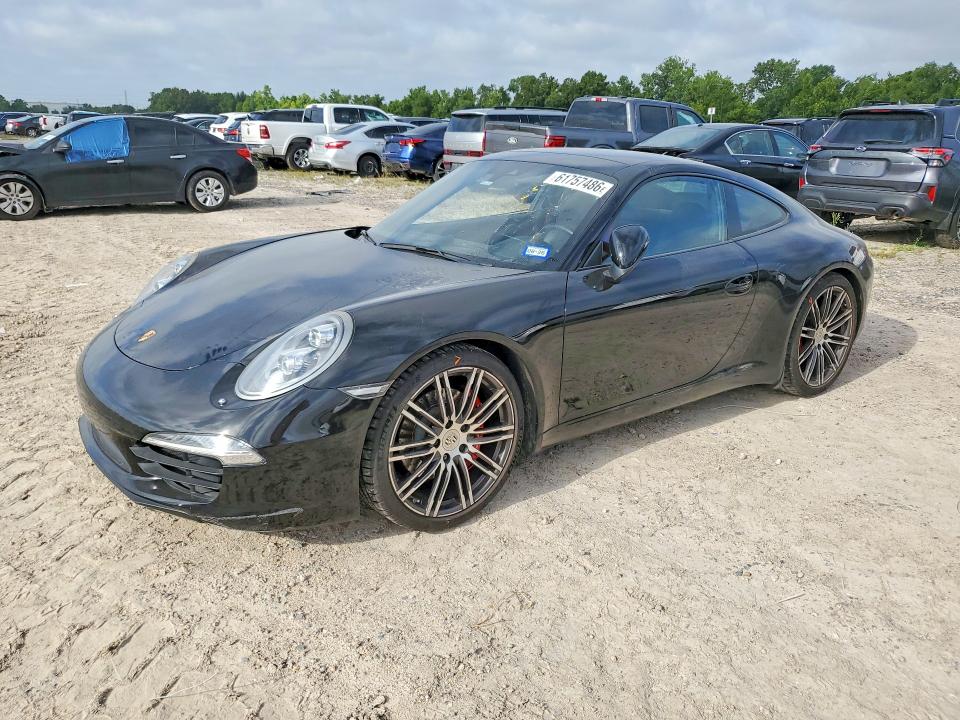 2014 Porsche 911 VIN WP0AB2A95ES123277 COPART salvage auction — SIDE, Tx - Salvage Vehicle Title, sold $37,250 on 2026-07-31 (photo 1)