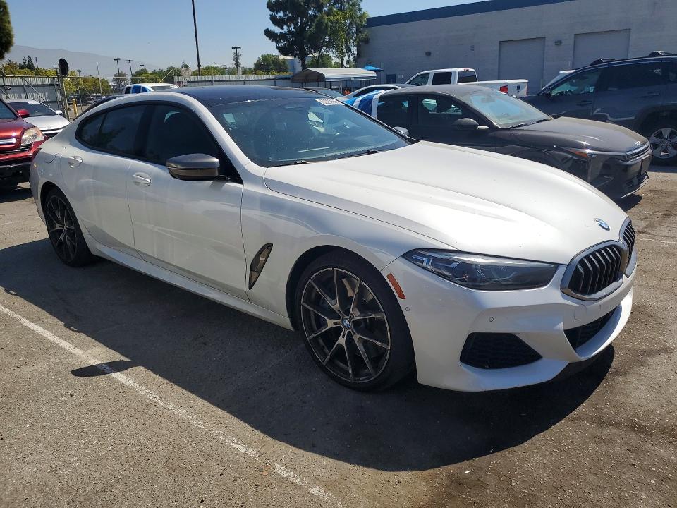 2020 BMW M8 VIN WBAGV8C0XLBP48612 COPART salvage auction — SIDE, Ca - Salvage Certificate, sold $21,900 on 2026-07-30 (photo 4)