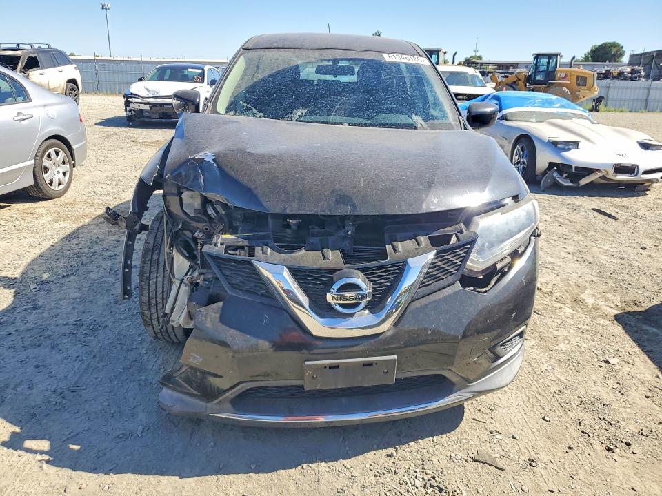 2016 Nissan Rogue VIN KNMAT2MT2GP682988 COPART salvage auction — FRONT END, Ca - Salvage Certificate, sold $775 on 2026-07-23 (photo 5)