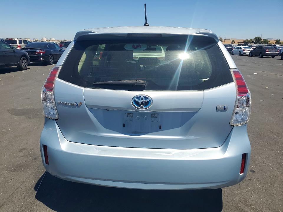 2016 Toyota Prius v VIN JTDZN3EU8GJ052437 COPART salvage auction — VANDALISM, CA - SALVAGE CERTIFICATE, sold $7,300 on 2026-07-20 (photo 6)