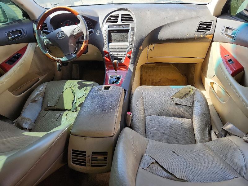 2007 Lexus Es 350 VIN JTHBJ46G972085726 COPART salvage auction — FRONT END, CA - DIS/DLR/EXP ONLY CLEAN TITLE, sold $700 on 2026-07-20 (photo 8)