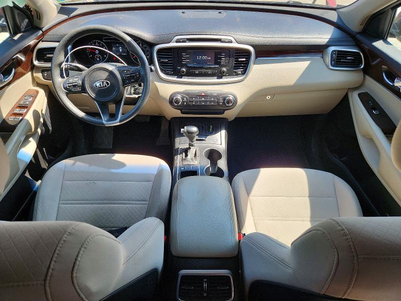 2018 Kia Sorento VIN 5XYPG4A57JG360549 COPART salvage auction — FRONT END, Ny - Mv-907A Salvage Certificate, sold $2,200 on 2026-07-14 (photo 8)
