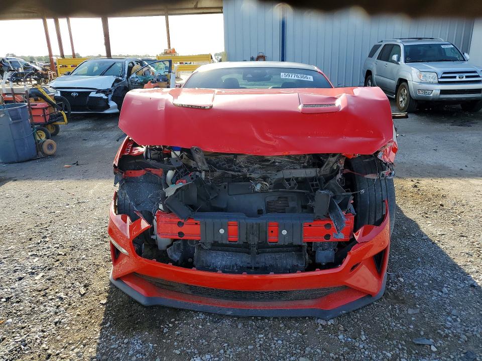 2021 Ford Mustang VIN 1FA6P8CFXM5151740 COPART salvage auction — FRONT END, Fl - Cert Of Title Slvg Rebuildable, sold $10,800 on 2026-08-21 (photo 5)
