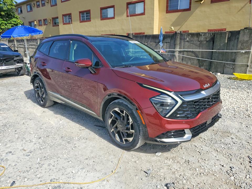 2023 Kia Sportage VIN 5XYK53AF3PG059580 COPART salvage auction — REAR END, Fl - Cert Of Title Slvg Rebuildable, sold $6,200 on 2026-07-28 (photo 4)