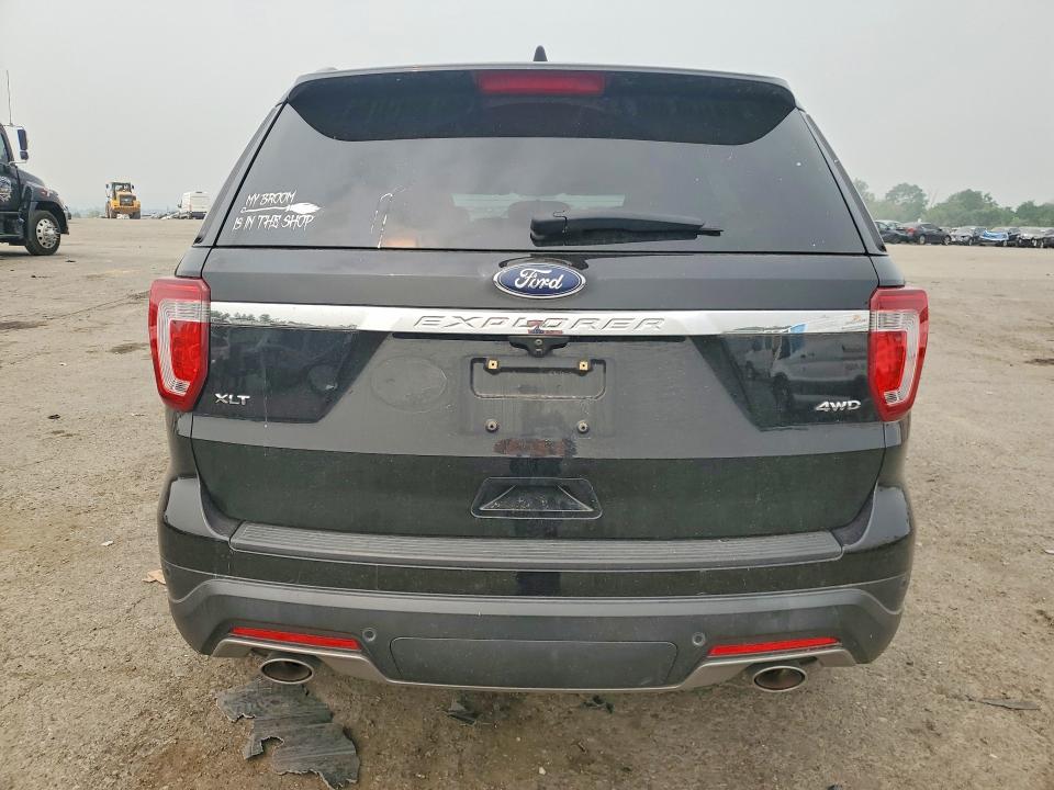 2018 Ford Explorer VIN 1FM5K8D88JGC79653 COPART salvage auction — FRONT END, Pa - Certificate Of Salvage, sold $1,300 on 2026-07-31 (photo 6)