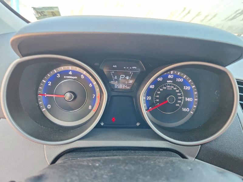 2015 Hyundai Elantra VIN KMHDH4AE8FU414541 COPART salvage auction — REAR END, On - Permit Salvage, sold $500 on 2026-07-23 (photo 9)