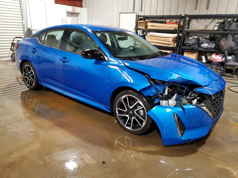 2025 Nissan Sentra VIN 3N1AB8DV3SY368896 COPART salvage auction — FRONT END, OK - CERTIFICATE OF TITLE, sold $12,800 on 2026-07-27 (photo 4)