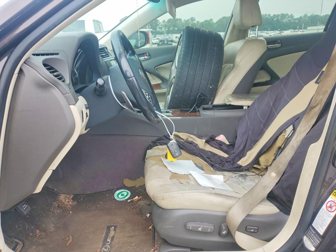 2012 Lexus Is VIN JTHBF5C2XC2102690 COPART salvage auction — Rear End, OH - DEALER ONLY CLEAN TITLE, sold $300 on 2026-09-03 (photo 7)