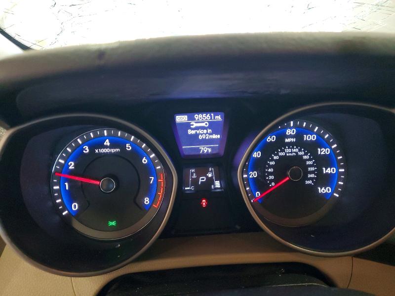 2016 Hyundai Elantra VIN KMHD35LH1GU316156 COPART salvage auction — FRONT END, Va - Cert Of Title - Salvage, sold $2,600 on 2026-07-31 (photo 9)