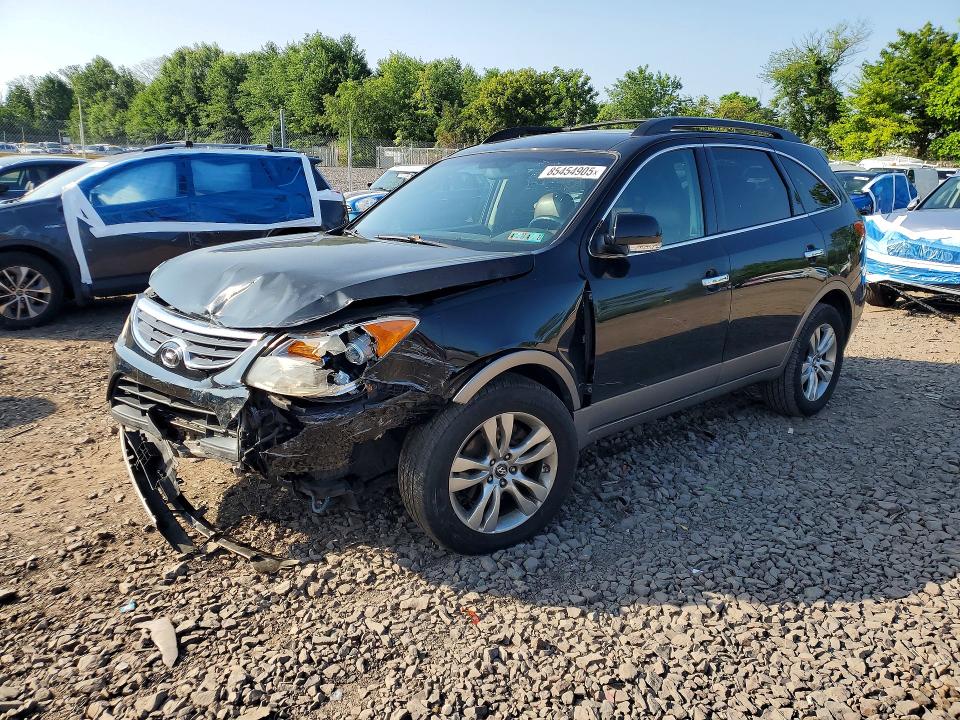 2012 Hyundai Veracruz VIN KM8NUDCCXCU196304 COPART salvage auction — FRONT END, Pa - Certificate Of Salvage, sold $1,000 on 2026-07-22 (photo 1)