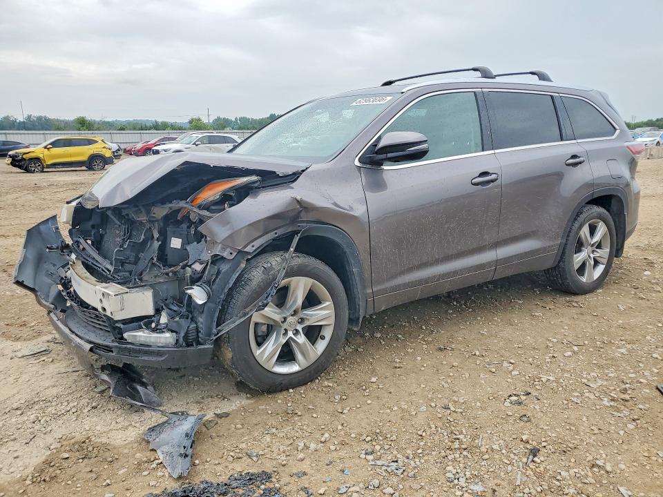 2015 Toyota Highlander VIN 5TDDKRFH0FS102482 — COPART salvage auction photo