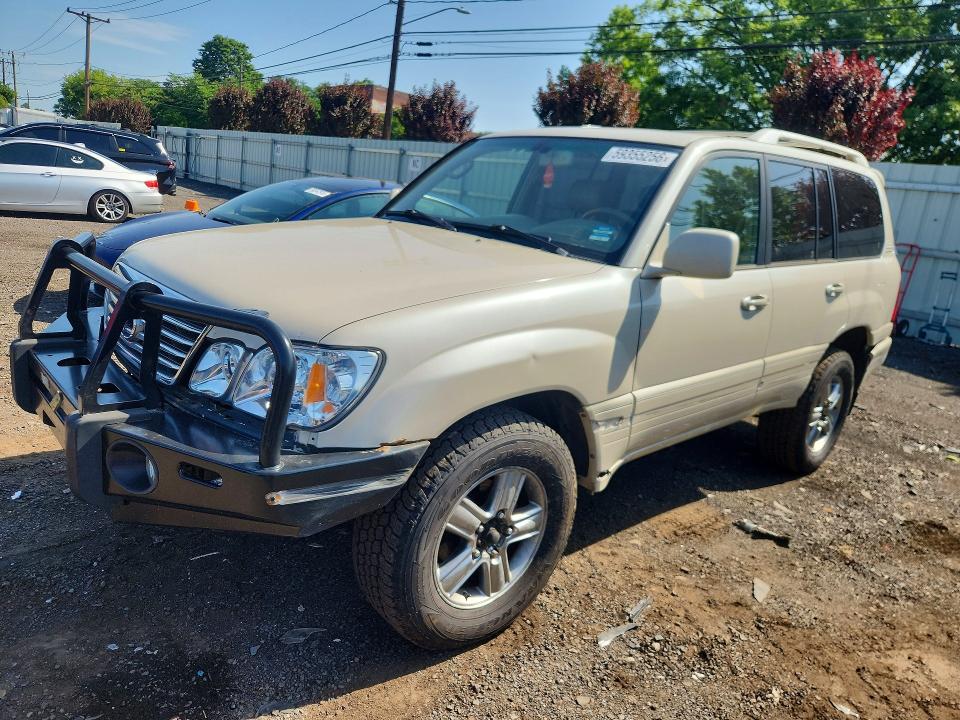 2007 Lexus Lx 470 VIN JTJHT00W474023277 COPART salvage auction — SIDE, Ct - Certificate Of Title (P), sold $7,900 on 2026-07-27 (photo 1)