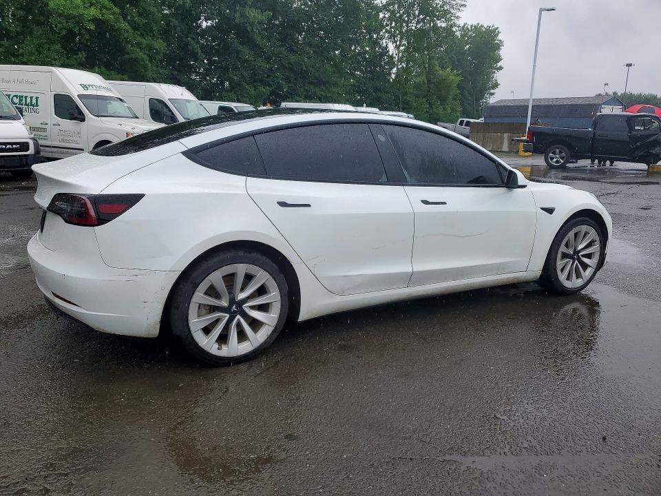2022 Tesla Model 3 VIN 5YJ3E1EA3NF371152 COPART salvage auction — FRONT END, Ct - Certificate Of Title, sold $8,700 on 2026-07-20 (photo 3)