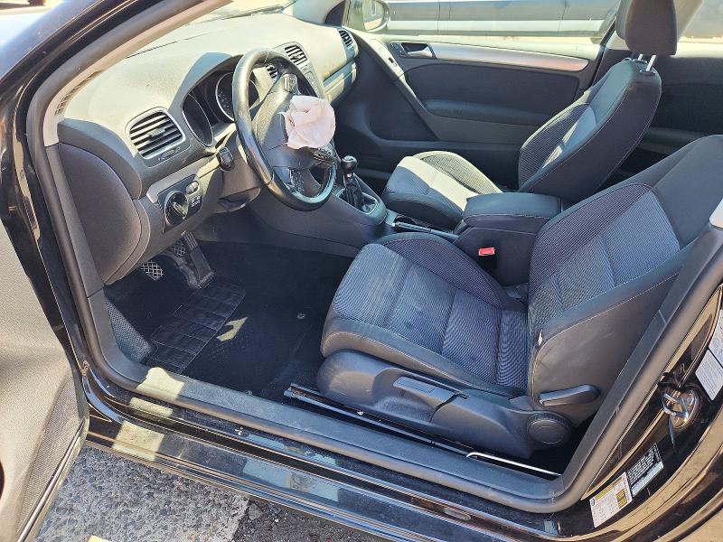 2012 Volkswagen Golf VIN WVWMM7AJ6CW037996 COPART salvage auction — FRONT END, CT - CERT OF TITLE-SALVAGE, sold $500 on 2026-07-31 (photo 7)