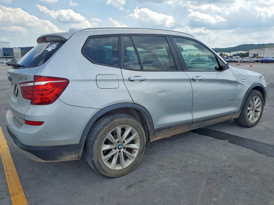 2017 BMW X3 VIN 5UXWZ7C33H0V91966 COPART salvage auction — FRONT END, Mt - Certificate Of Title, sold $175 on 2026-07-20 (photo 3)