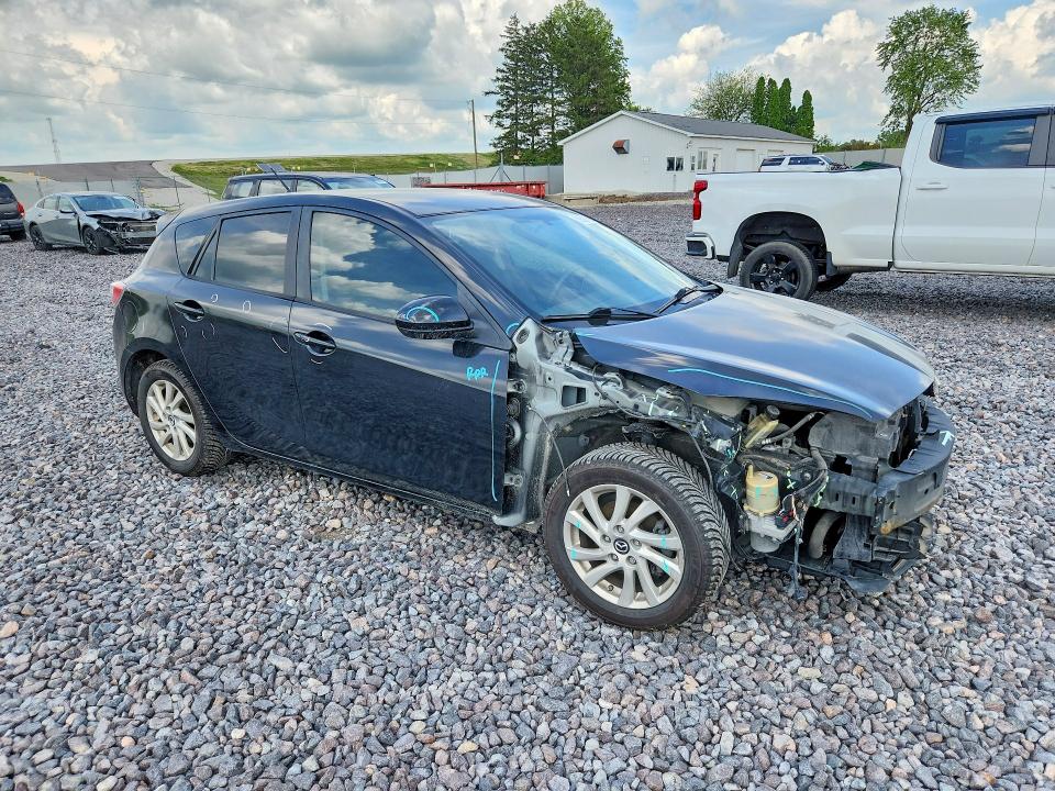 2013 Mazda 3 VIN JM1BL1LP6D1826480 COPART salvage auction — FRONT END, In - Cert Of Title-Salvage Title, sold $40 on 2026-07-28 (photo 4)