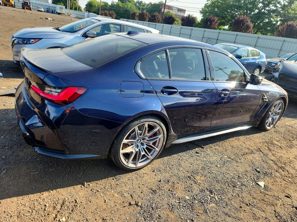 2026 BMW M3 VIN WBS33HJ0XTFV71328 COPART salvage auction — SIDE, Ct - Cert Of Title-Salvage, sold $10,200 on 2026-07-21 (photo 3)