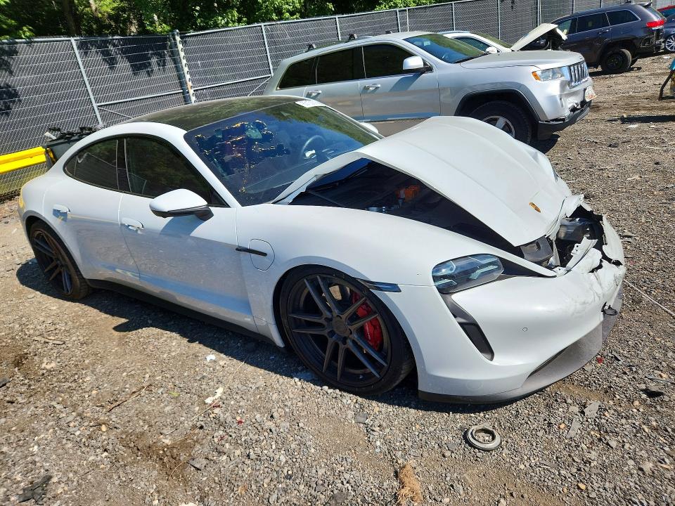 2021 Porsche Taycan VIN WP0AB2Y19MSA42204 COPART salvage auction — FRONT END, Md - Cert Of Salvage > 75% Damage, sold $23,900 on 2026-09-04 (photo 4)