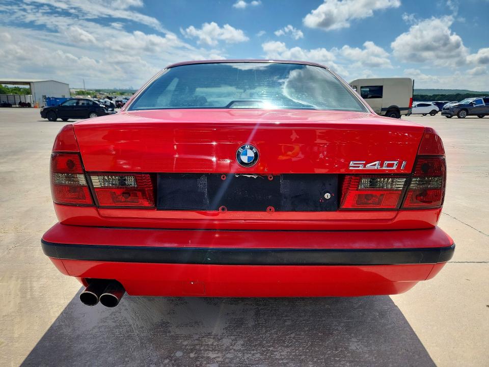 1995 BMW 5 series VIN WBAHE6320SGF33383 COPART salvage auction — NORMAL WEAR, TX - CERTIFICATE OF TITLE (P), sold $6,600 on 2026-07-23 (photo 6)
