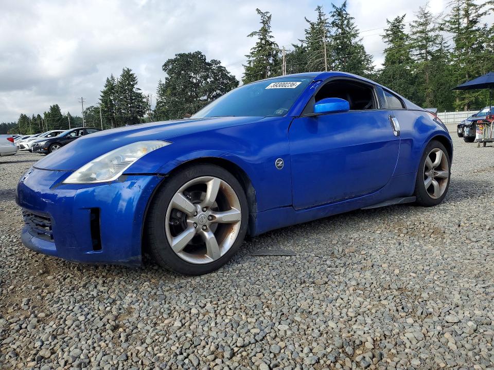 2007 Nissan 350z VIN JN1BZ34D37M507039 COPART salvage auction — FRONT END, Wa - Cert Of Ownership-Rebuilt, sold $725 on 2026-07-09 (photo 1)
