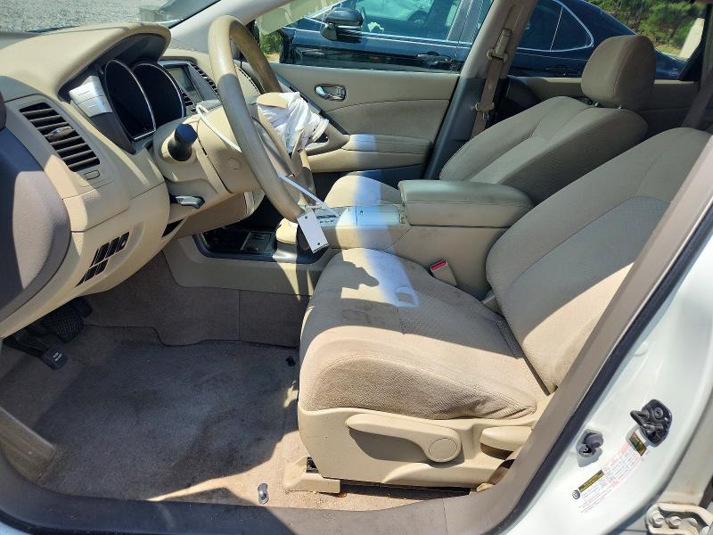 2012 Nissan Murano VIN JN8AZ1MU9CW122018 COPART salvage auction — FRONT END, SC - CERT OF TITLE-SALVAGE, sold $300 on 2026-07-17 (photo 7)
