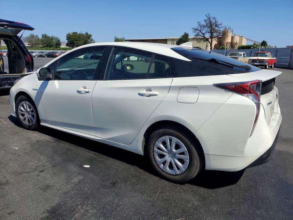 2016 Toyota Prius VIN JTDKBRFU7G3523669 COPART salvage auction — FRONT END, Ca - Salvage Certificate, sold $900 on 2026-07-30 (photo 2)